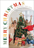 My Family Photo Christmas Postcard 1