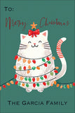 Purrfect Christmas Gift Tag