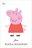 Peppa Pig Kiddie Gift Tag