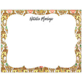 Indian Elephant Themed Personalized Boxed Note Cards